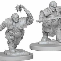 WizKids Nolzur's Marvelous Unpainted Miniatures - Dwarf Female Fighter Role-playing Miniatures