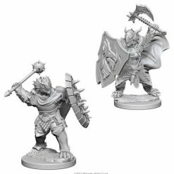 WizKids Nolzur's Marvelous Unpainted Miniatures - Dragonborn Male Paladin Role-playing Miniatures