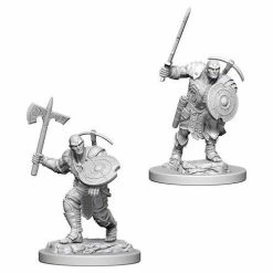 WizKids Nolzur's Marvelous Unpainted Miniatures - Earth Genasi Male Fighter Role-playing Miniatures