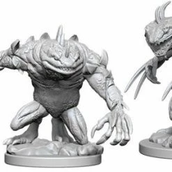 WizKids Role-playing Miniatures Nolzur's Marvelous Unpainted Miniatures - Grey Slaad & Death Slaad