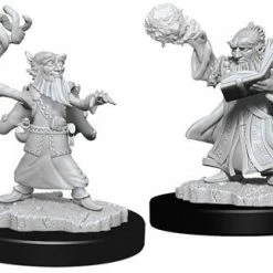 WizKids Nolzur's Marvelous Unpainted Miniatures - Male Gnome Wizard Role-playing Miniatures
