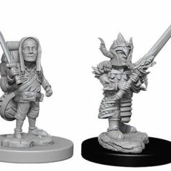 WizKids Nolzur's Marvelous Unpainted Miniatures - Male Halfling Fighter