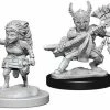 WizKids Nolzur's Marvelous Unpainted Miniatures - Female Halfling Fighter Role-playing Miniatures