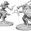 WizKids Nolzur's Marvelous Unpainted Miniatures - Female Tiefling Warlock