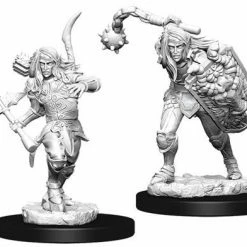 WizKids Role-playing Miniatures Pathfinder: Deep Cuts Unpainted Miniatures - Elf Male Fighter (73409)