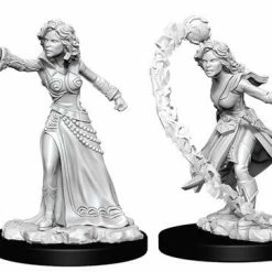 WizKids Role-playing Miniatures Pathfinder: Deep Cuts Unpainted Miniatures - Human Female Wizard