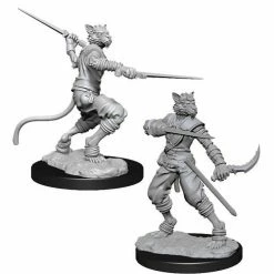 WizKids Nolzur's Marvelous Unpainted Miniatures - Tabaxi Male Rogue Role-playing Miniatures