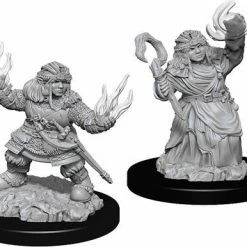 WizKids Pathfinder: Deep Cuts Unpainted Miniatures - Dwarf Female Summoner