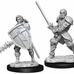 WizKids Nolzur's Marvelous Unpainted Miniatures - Male Human Fighter Role-playing Miniatures