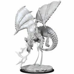 WizKids Nolzur's Marvelous Unpainted Miniatures - Young Blue Dragon