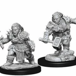 WizKids Role-playing Miniatures Pathfinder: Deep Cuts Unpainted Miniatures - Dwarf Female Barbarian