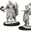 WizKids Nolzur's Marvelous Unpainted Miniatures - Female Half-Orc Barbarian