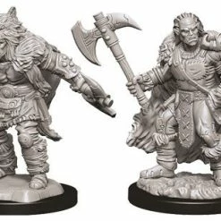 WizKids Role-playing Miniatures Nolzur's Marvelous Unpainted Miniatures - Male Half-Orc Barbarian