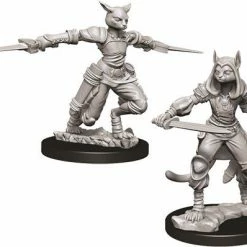 WizKids Nolzur's Marvelous Unpainted Miniatures - Female Tabaxi Rogue Role-playing Miniatures