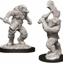 WizKids Role-playing Miniatures Nolzur's Marvelous Unpainted Miniatures - Wereboar & Werebear