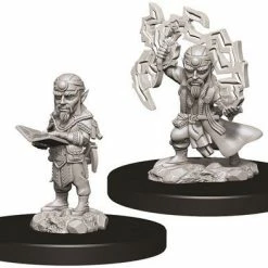 WizKids Pathfinder: Deep Cuts Unpainted Miniatures - Gnome Male Sorcerer Role-playing Miniatures