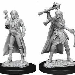 WizKids Nolzur's Marvelous Unpainted Miniatures - Female Elf Cleric Role-playing Miniatures