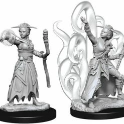 WizKids Nolzur's Marvelous Unpainted Miniatures - Female Human Warlock Role-playing Miniatures