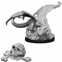 WizKids Nolzur's Marvelous Unpainted Miniatures - Black Dragon Wyrmling