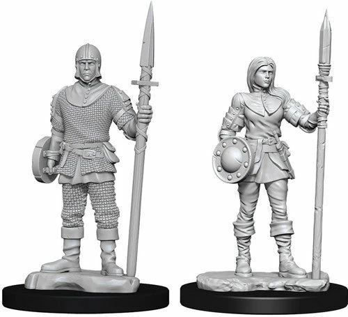 Role-playing Miniatures Wizkids: Deep Cuts Unpainted Miniatures - Guards 3 Role-playing Miniatures Wizkids: Deep Cuts Unpainted Miniatures - Guards