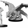 WizKids Nolzur's Marvelous Unpainted Miniatures - Green Dragon Wyrmling & Afflicted Elf