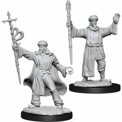NECA Nolzur's Marvelous Unpainted Miniatures - Human Wizard Male Role-playing Miniatures