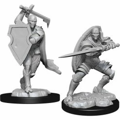 NECA Role-playing Miniatures Nolzur's Marvelous Unpainted Miniatures - Warforged Fighter Male