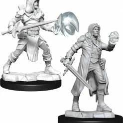 NECA Role-playing Miniatures Nolzur's Marvelous Unpainted Miniatures - Multiclass Fighter + Wizard Male