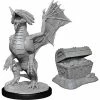 NECA Nolzur's Marvelous Unpainted Miniatures - Bronze Dragon Wyrmling & Pile Of Sea Found Treasure Role-playing Miniatures