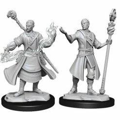 NECA Role-playing Miniatures Nolzur's Marvelous Unpainted Miniatures - Half-Elf Wizard Male