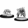 NECA Nolzur's Marvelous Unpainted Miniatures - Jackalwere & Jackal Role-playing Miniatures