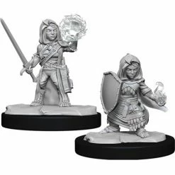 NECA Role-playing Miniatures Pathfinder: Deep Cuts Unpainted Miniatures - Halfling Female Cleric