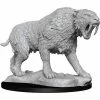 Wizkids: Deep Cuts Unpainted Miniatures - Saber-Toothed Tiger Role-playing Miniatures