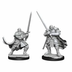WizKids Nolzur's Marvelous Unpainted Miniatures - Half-Orc Male Paladin