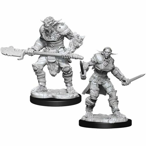 WizKids Nolzur's Marvelous Unpainted Miniatures - Bugbear Barbarian & Bugbear Rogue Role-playing Miniatures 3 WizKids Nolzur's Marvelous Unpainted Miniatures - Bugbear Barbarian & Bugbear Rogue Role-playing Miniatures