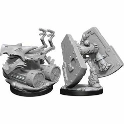 WizKids Nolzur's Marvelous Unpainted Miniatures - Stone Defender & Oakenbolter