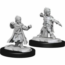 WizKids Role-playing Miniatures Pathfinder: Deep Cuts Unpainted Miniatures - Halfing Male Monk