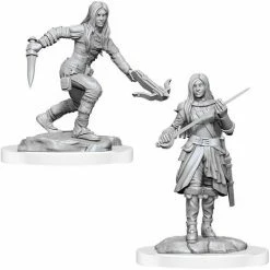 WizKids Nolzur's Marvelous Unpainted Miniatures - Half-Elf Rogues