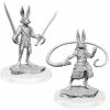 WizKids Nolzur's Marvelous Unpainted Miniatures - Harengon Rogues Role-playing Miniatures