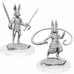 WizKids Nolzur's Marvelous Unpainted Miniatures - Harengon Rogues Role-playing Miniatures