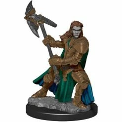 WizKids Icons Of The Realms: Premium Figures - Half-Orc Fighter Female Role-playing Miniatures