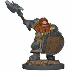 WizKids Icons Of The Realms: Premium Figures - Dwarf Fighter Male